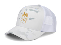 Tropikal Mafia - White Camo Trucker Cap